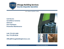 Tablet Screenshot of chicagobuildingservices.com
